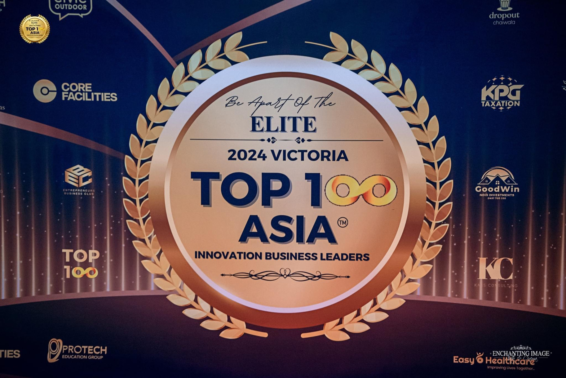 Top 100 Asia Innovation Business Leaders stage